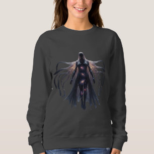 Cosmic Enigma Jumper: Gothic Spooky Aesthetic Sweatshirt