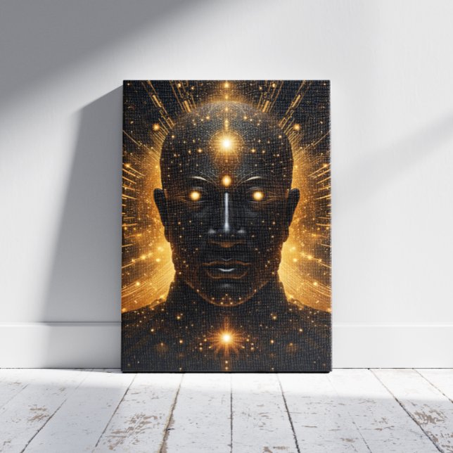 Cosmic Enlightenment Canvas Print (Creator Uploaded)