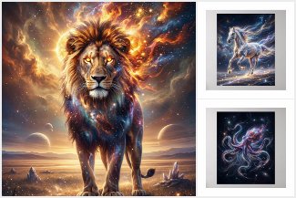 Cosmic Entities Celestial Animals