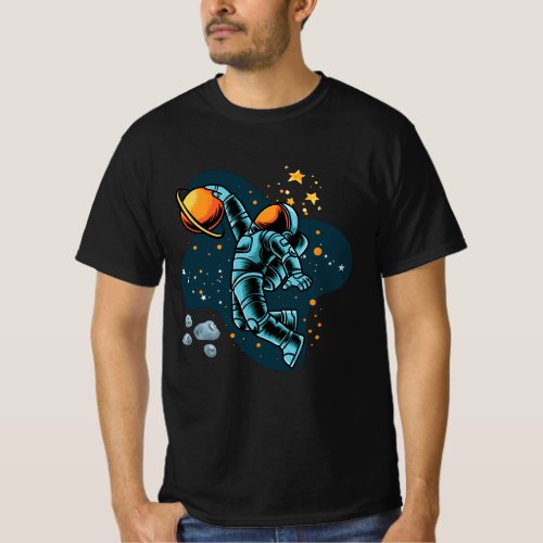Cosmic Explorer Astronaut Adventure T_Shirt