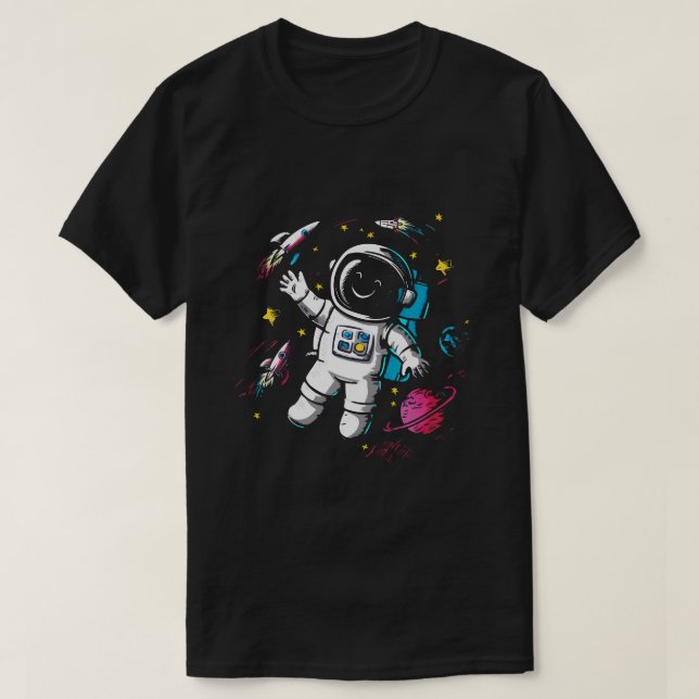 Cosmic Explorer T-Shirt (Design Front)