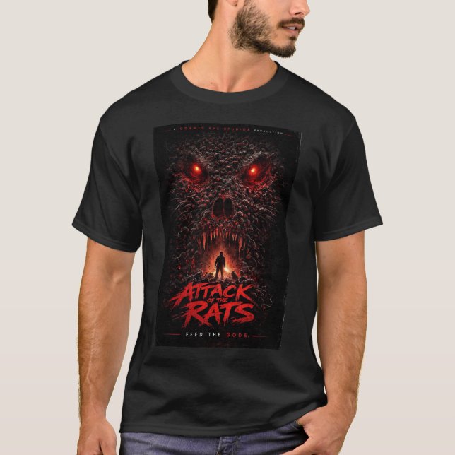 Cosmic Eye™ – Attack of the Rats “Feed the Gods”  T-Shirt (Front)