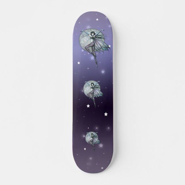 Cosmic Fairy Skateboard by Molly Harrison (Front)