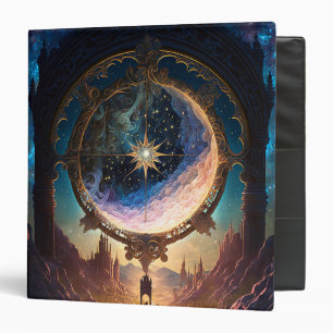 Cosmic Fantasy Space Landscape 3 Ring Binder