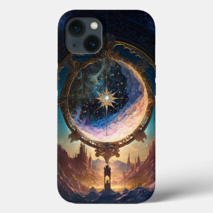 Cosmic Fantasy Space Landscape iPhone 13 Case