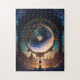 Cosmic Fantasy Space Landscape Jigsaw Puzzle