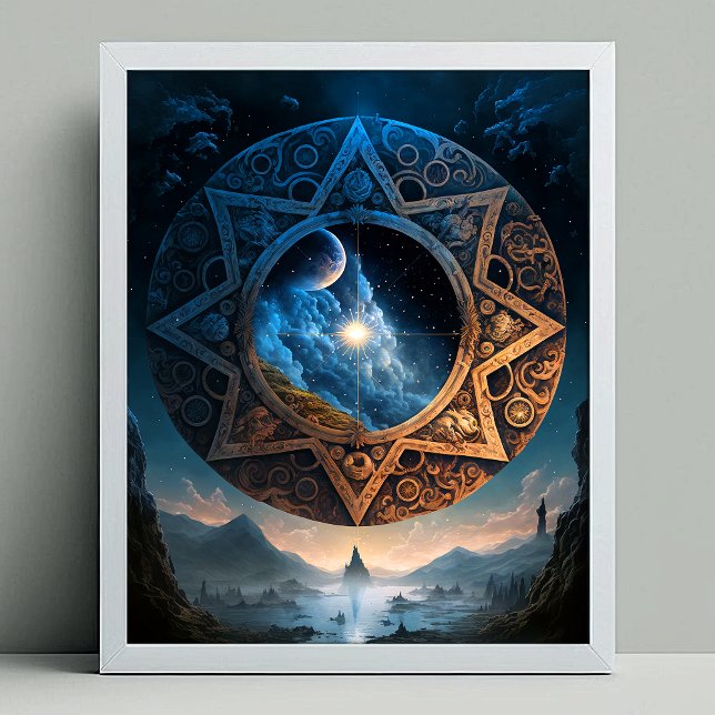 Cosmic Fantasy Space Landscape Poster (Creator Uploaded)