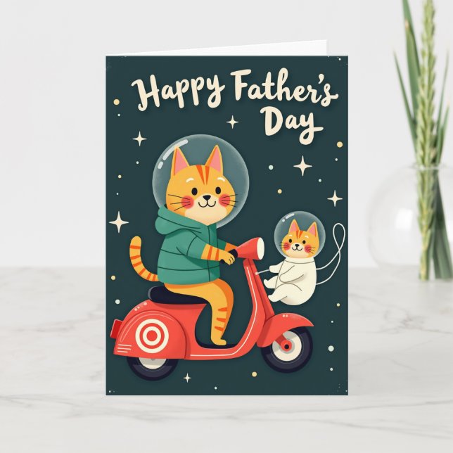 Cosmic Fathers Day Card (Front)