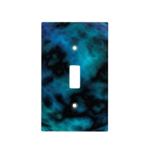 Cosmic Faux Blue Marble Light Switch Cover
