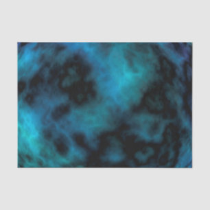 Cosmic Faux Blue Marble Tissue Paper