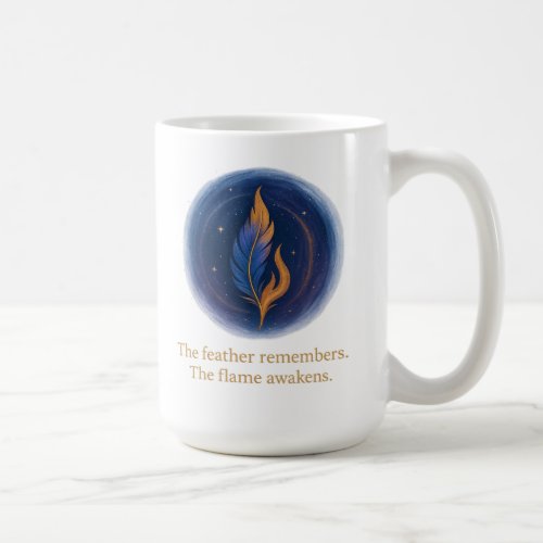 Cosmic Feather  Coffee Mug