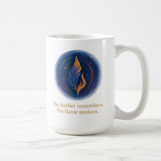 Cosmic Feather Coffee Mug