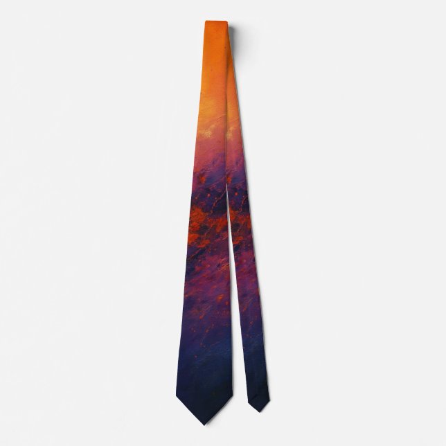 Cosmic Firestorm Neck Tie (Front)