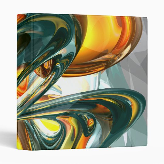 Cosmic Flame Abstract Binder