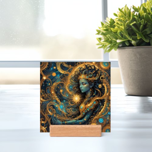 Cosmic Flow _ AI Fantasy Digital Art Print Holder