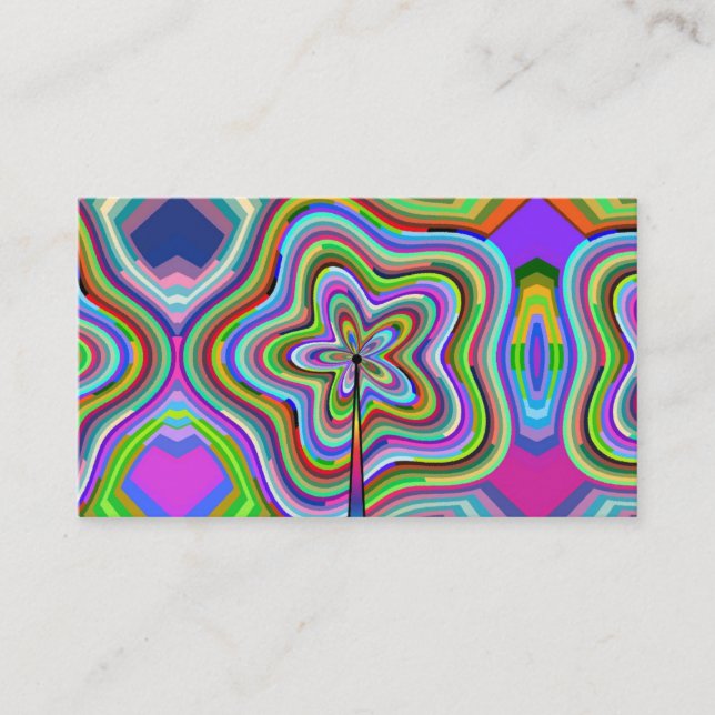 Cosmic Flower Business Card (Front)