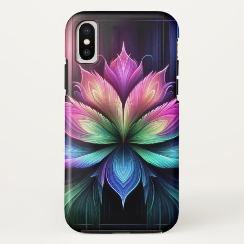 Cosmic Flower iPhone X Case