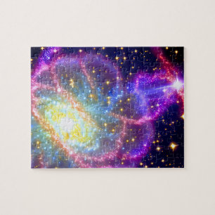 Cosmic Fun Purple Party Chaotic Event in Galaxy Jigsaw Puzzle