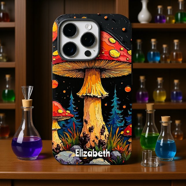Cosmic Fungi Forest Case-Mate iPhone Case (Creator Uploaded)