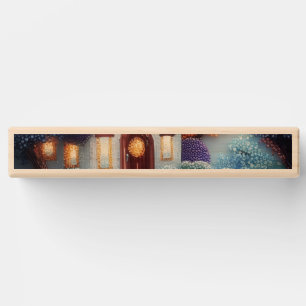 Cosmic Galaxy & Golden Lights – Dreamy Abstract Topple Tower