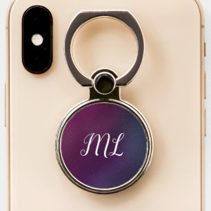 Cosmic Galaxy Initial Name Phone Ring Stand