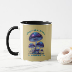 Cosmic Galaxy Mushrooms • Whimsical Fantasy Fungi  Mug
