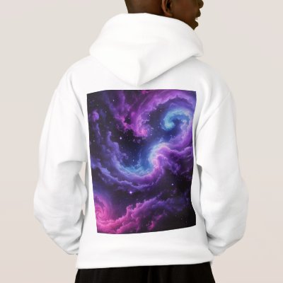 Cosmic Galaxy Nebula Abstract Space Art Design Hoodie