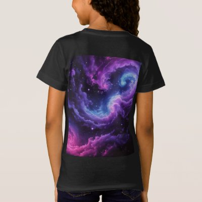 Cosmic Galaxy Nebula Abstract Space Art Design T-Shirt
