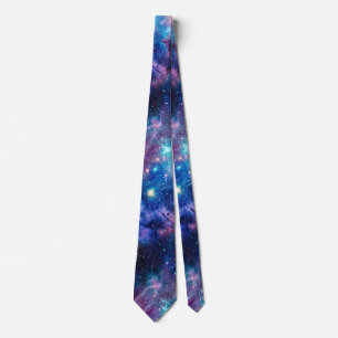 Cosmic Galaxy Nebula Space Neck Tie