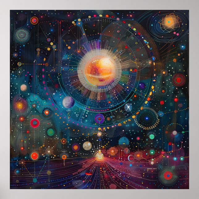 Cosmic Galaxy Poster (Front)