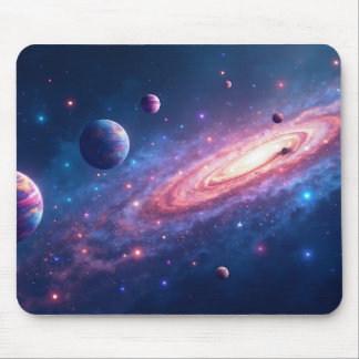Cosmic Galaxy Space Art Mousepad