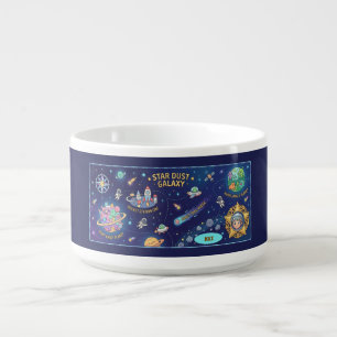Cosmic Galaxy Star Dust Map Kids Adventure Bowl