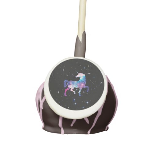 Cosmic Galaxy Unicorn Cake Pops
