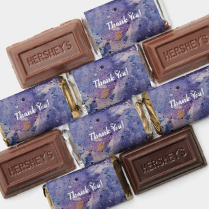 Cosmic Galaxy Watercolor Abstract Artistic Hershey's Miniatures