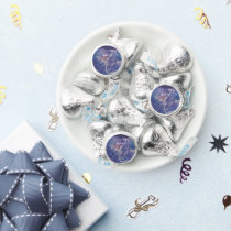 Cosmic Galaxy Watercolor Abstract Thank You Hershey®'s Kisses®