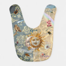 Cosmic Garden Baby Bib
