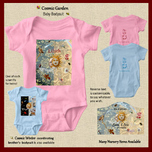 Cosmic Garden Baby Bodysuit