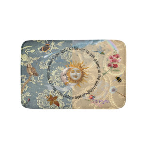 Cosmic Garden Bath Mat