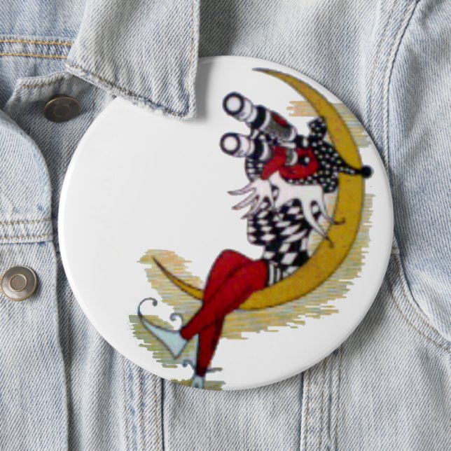 Cosmic Gaze: Elf on the Moon Adventure Button (In Situ)