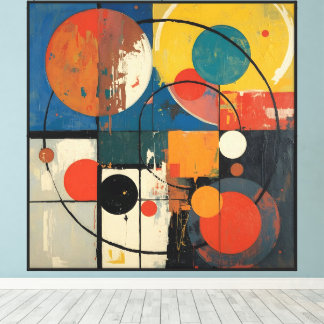 Cosmic Geometry Canvas Print