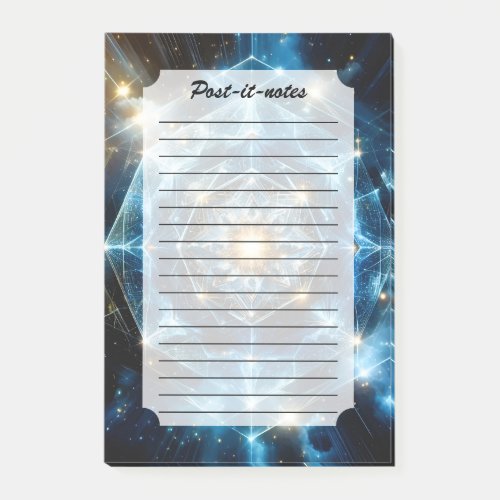 Cosmic Geometry Mandala Star Universe Abstract Post-it Notes