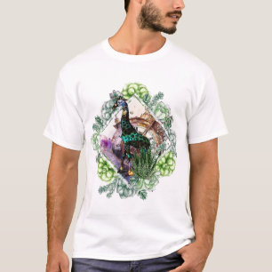 Cosmic Giraffe - Potrait With Time Travel, Skull, T-Shirt