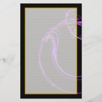 Cosmic Glass Vii Fine Lined Stationery by theWritingDesk at Zazzle