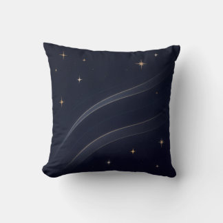 Cosmic Glow Design Throw Pillow