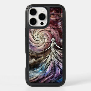 Cosmic Goddess with Swirling Galaxy and Planets iPhone 16 Pro Max Case