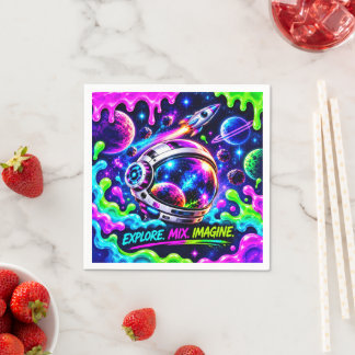 Cosmic GOO Mission Control Napkins