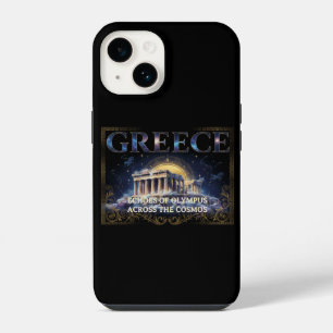 Cosmic Greece Ancient Temple Celestial Art iPhone 14 Case