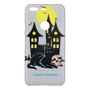 Cosmic Guardian Celestial Cat iPhone Case