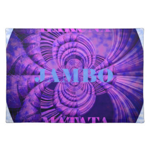 Cosmic Hakuna Art Print Cloth Placemat