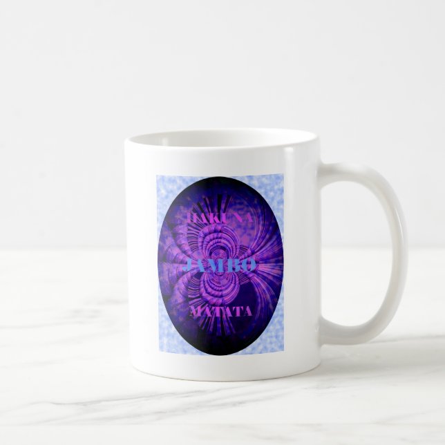 Cosmic Hakuna Art Print Coffee Mug (Right)